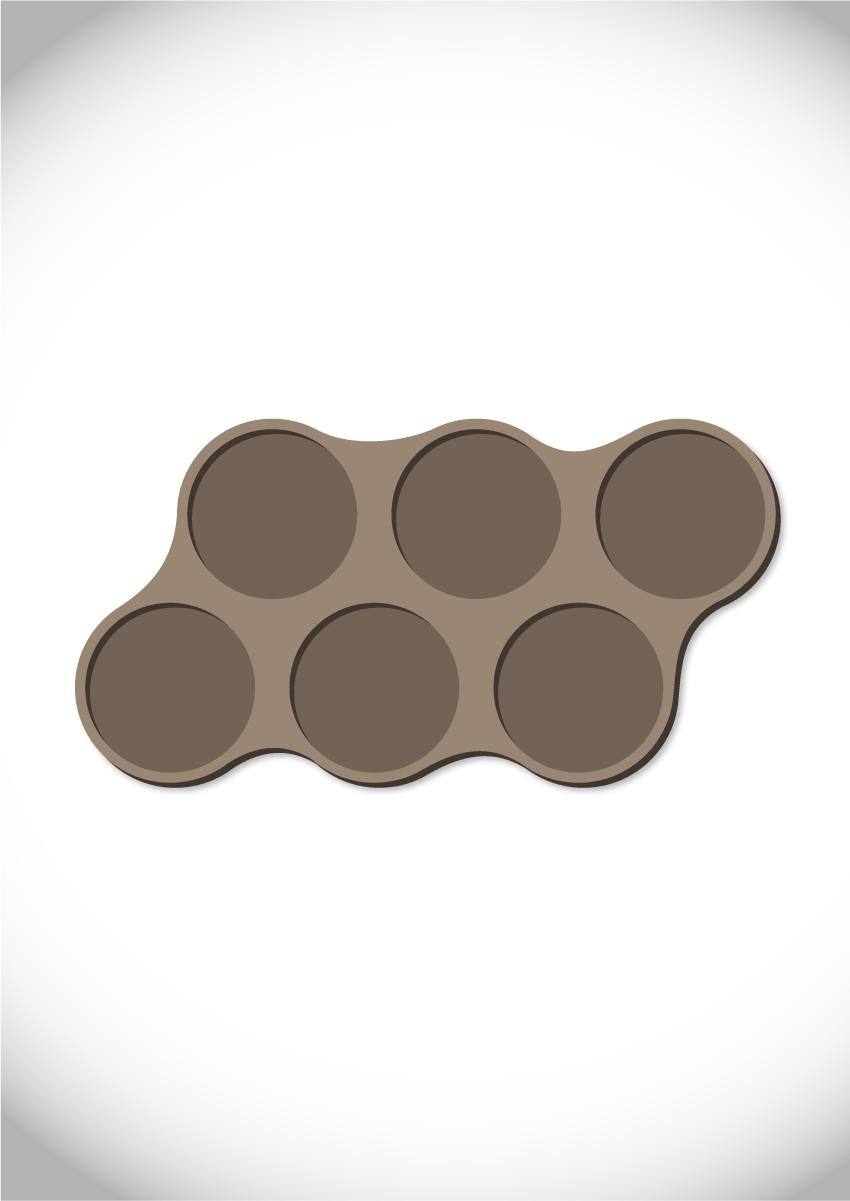 60mm flying base movement tray