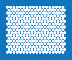 Hexagon Pattern Masking Stencil