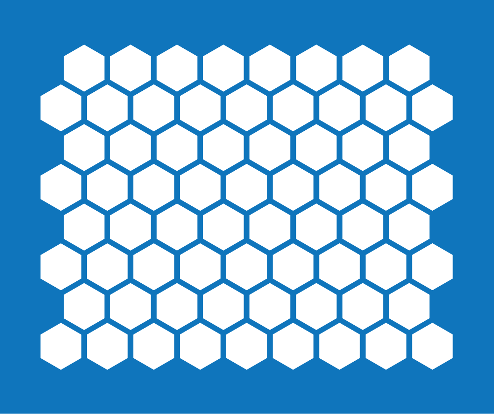 Hexagon Pattern Masking Stencil