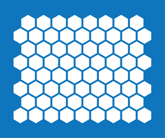 Hexagon Pattern Masking Stencil