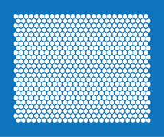 Hexagon Pattern Masking Stencil