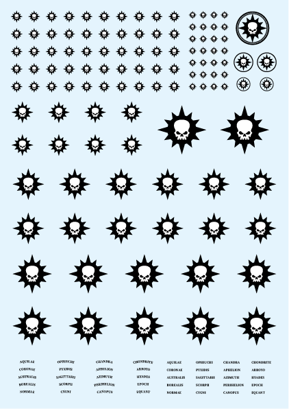 Starburst with Skull