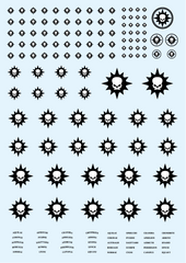 Starburst with Skull