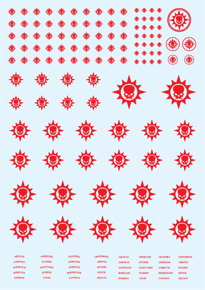 Starburst with Skull