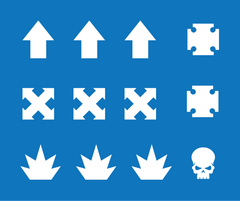 Squad Markings Masking Stencil