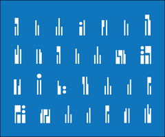 Tech Lines Masking Stencil