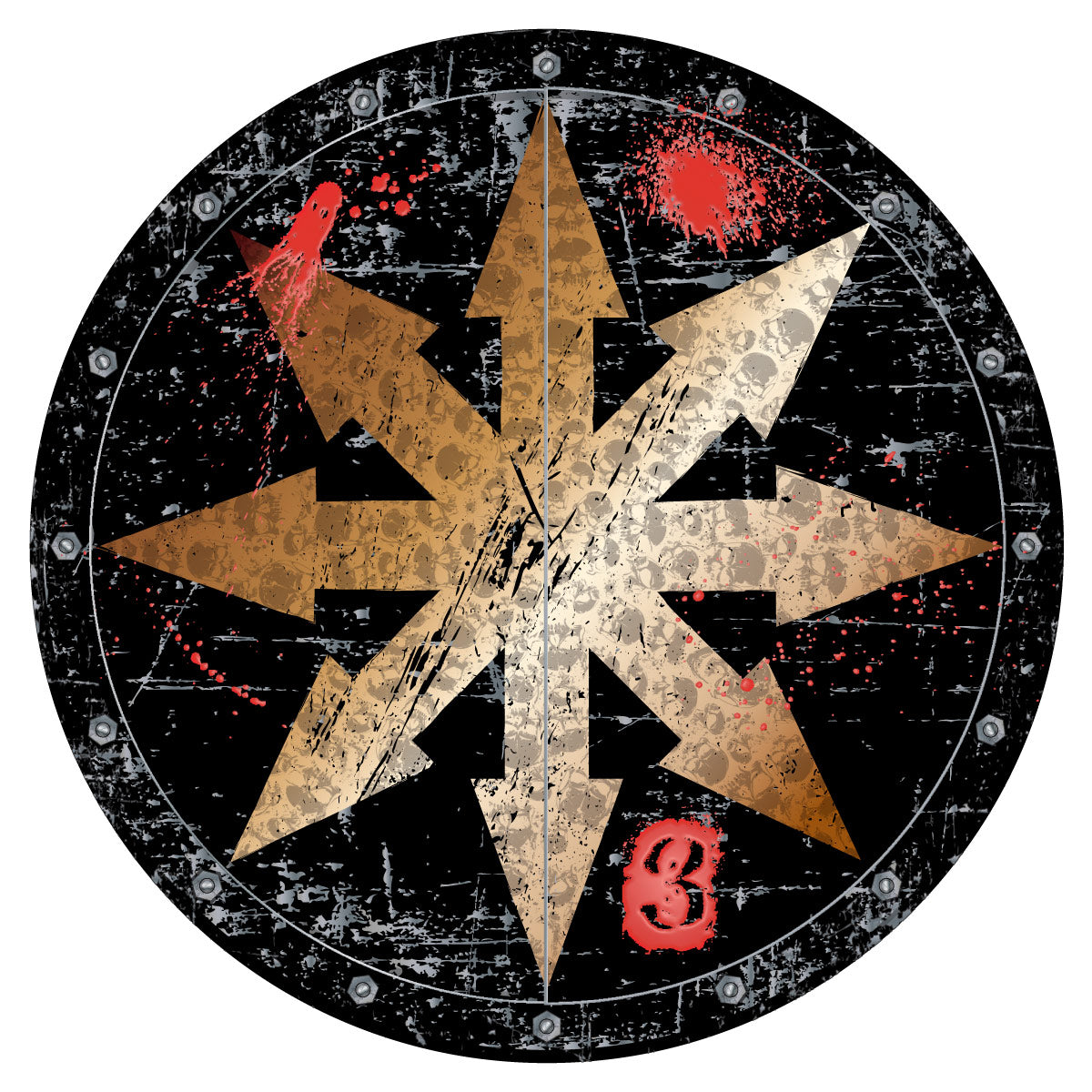 Missile Silo Objective - 8 Point Star (Set of 6)