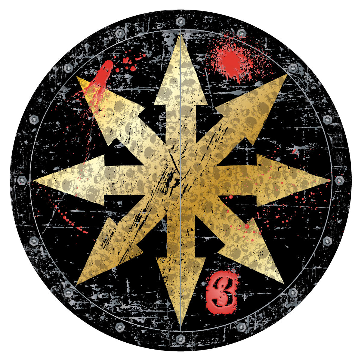 Missile Silo Objective - 8 Point Star (Set of 6)