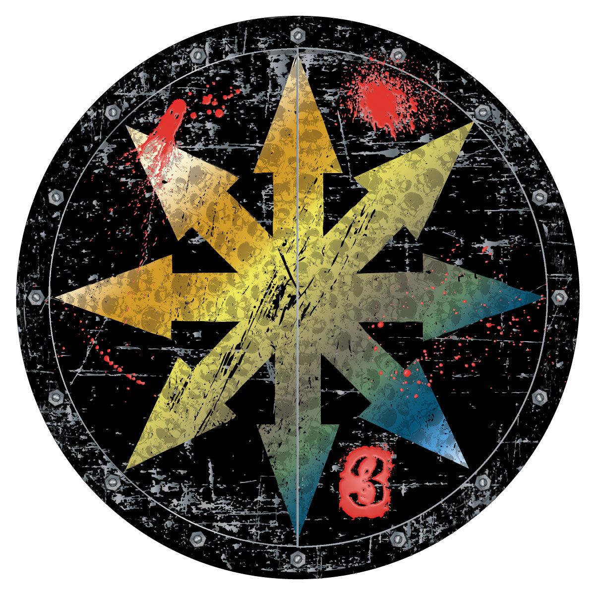 Missile Silo Objective - 8 Point Star (Set of 6)