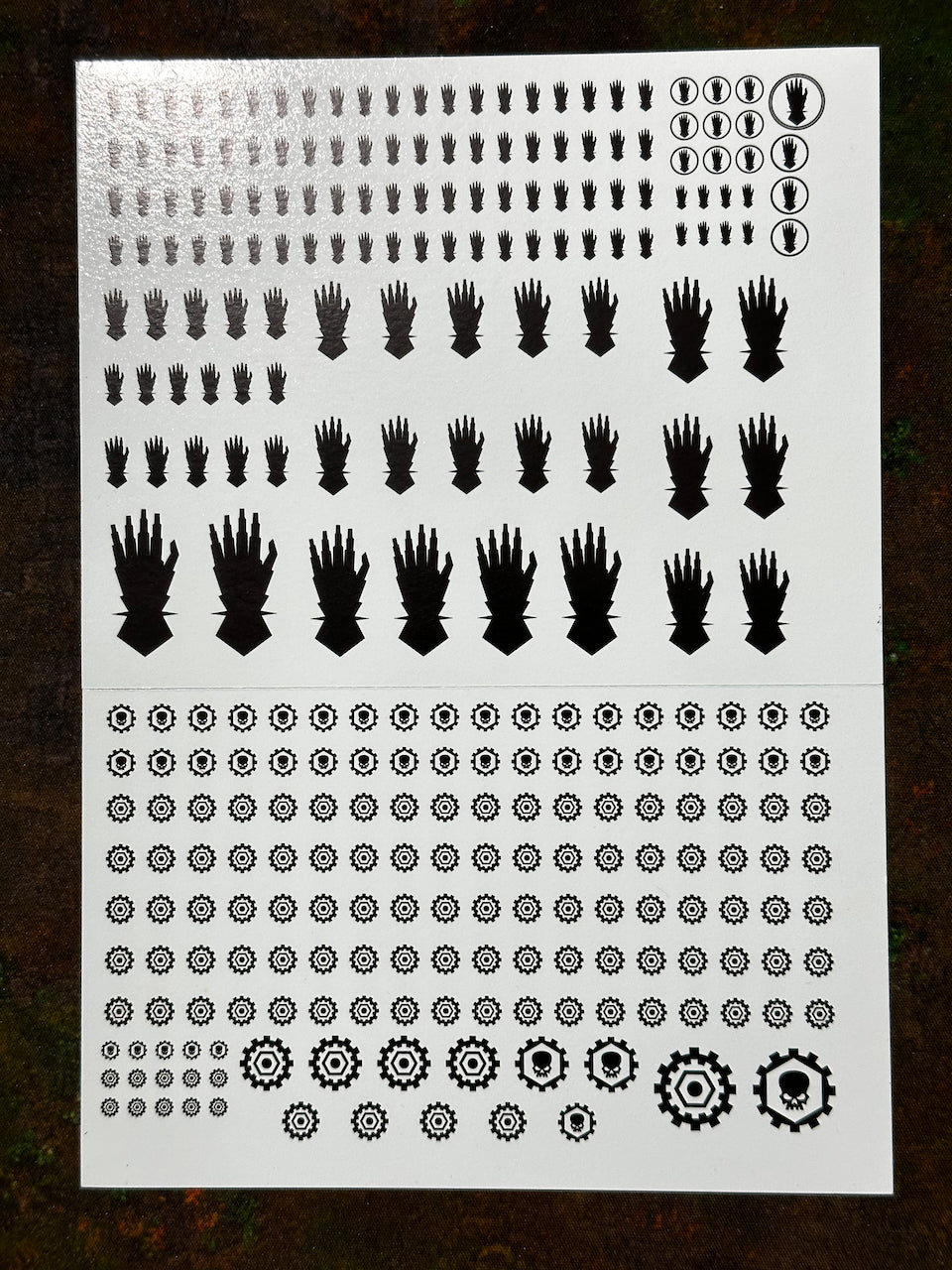 Clearance Decal Set - Hands of Steel - 1