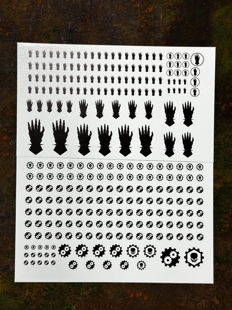 Clearance Decal Set - Hands of Steel 2