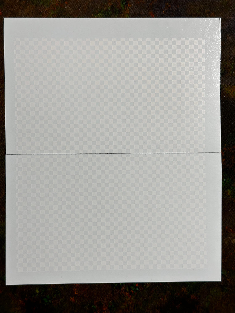Clearance Decal Set - Checkerboard medium White