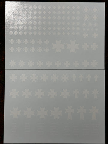 Clearance Decal Set - Templars White