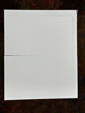 Clearance Decal Set - Checkerboard Large White