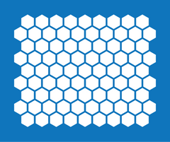 Hexagon Pattern Masking Stencil